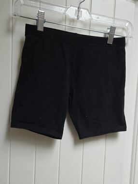 George Kids Black Cotton Blend Bike Shorts Large 10/12